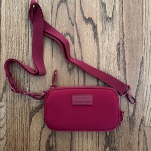 Dagne Dover Deep Red Crossbody Bag Phone Carrier